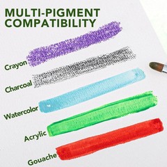 30 Sheets Large Watercolor Paper, 22×30 Inches Cold Press inches, White