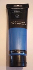Gotideal Acrylic Paint Tubes 4.1 Oz Non-Toxic Non Fading- Pearl Sapphire Blue