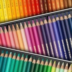 Caran d’Ache Supracolor Water Soluble Colored Pencils Set of 18 Metal Box