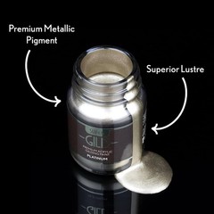 Super GILD Platinum Acrylic Paint – High Pigment Metallic Enamel, 125ml, Mult…