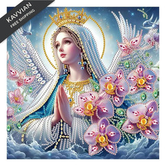 FHBUBPUP Religious Diamond Art Painting Kits for Adults, 30 cm x 30 cm, SD014