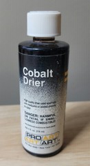 Pro Art COBALT DRIER 4 fl oz Used with Mediums or Directly To Color