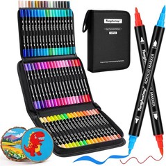 Tongfushop 72 Colors Acrylic Paint Markers, 1 Count (Pack of 72), 72 colors