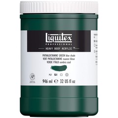 Heavy Body Acrylic Paint Phthalocyanine Green Blue Shade High Viscosity 1 Pack