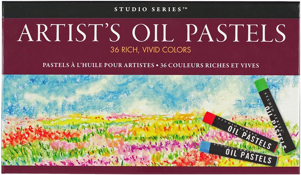 Studio Series Oil Pastels 36 Rich Vivid Colors For Art Drawing And Shop