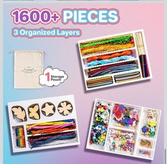 ROBOTIME Arts & Crafts 1600 Pcs