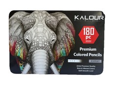 Kalour 180 Pc Premium Expert Colored Pencils Artist Quality Drawing Pencils