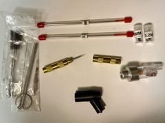 Used Dual Action Zeny TC-100 Mini Air Compressor Airbrush Kit in Good Condition
