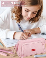 78 PCS Aesthetic School Supplies with Cute Pen Case, 12 Pastel Highlighters, …