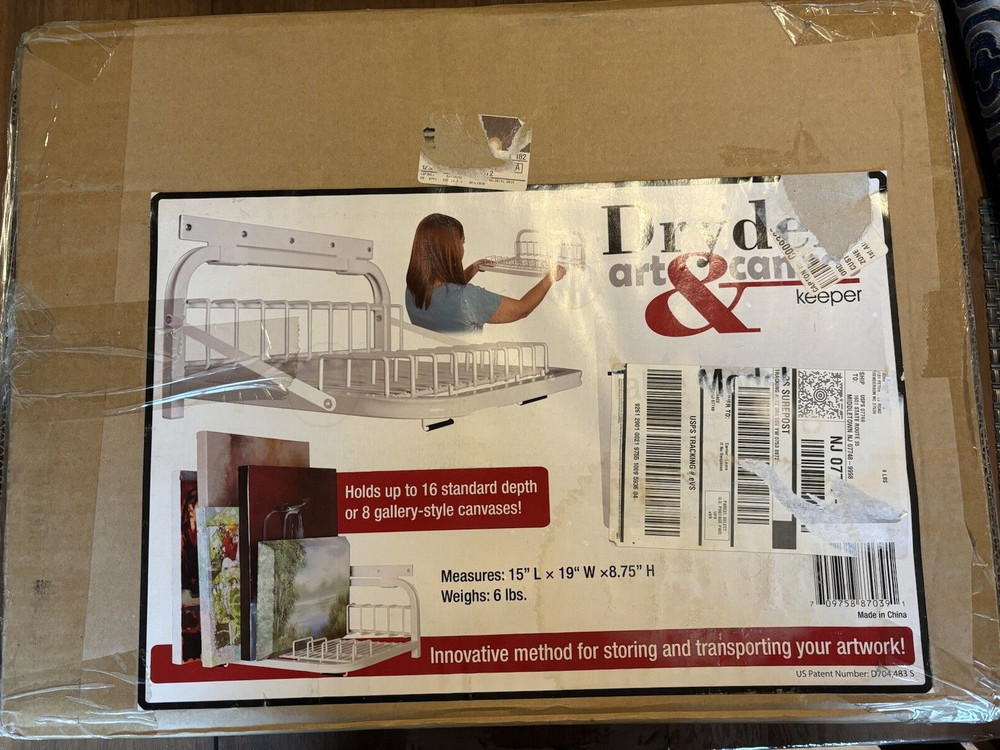 Dryden Art & Canvas Keeper Table Model with Wall Mount OPEN BOX! SAVE