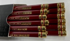 12 Eagle Pencils Verithin 745 Carmine Red Drawing Vintage