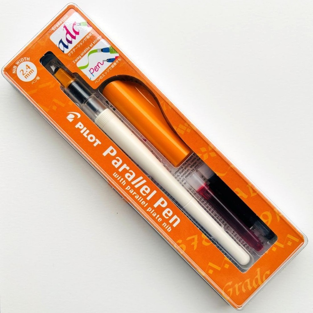PILOT Parallel Pen – Calligraphy – 6 Nib Sizes & 12 Ink Colours – Made in Japan