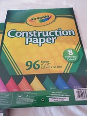 Crayola Construction Paper Pack [LOT of 2 Packs] – 192 TOTAL SHEETS 8 Colors NEW