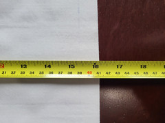 Vintage Paint by Number White Velveteen Canvas American Flag #2057