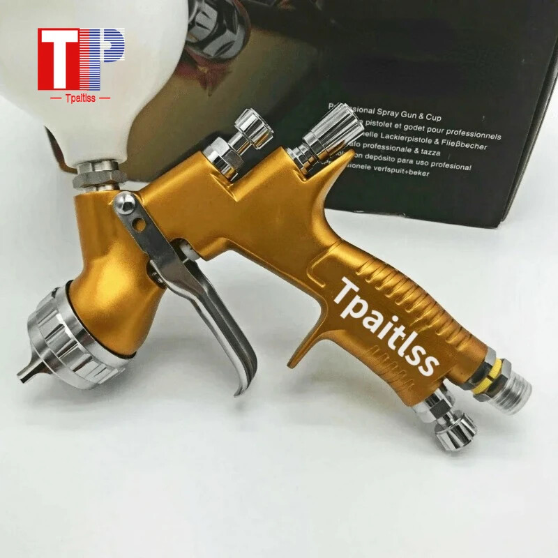 Car Spray Gun Painting Gun TE20/TE110 1.3mm/1.8mm Nozzle with Mixing Cup