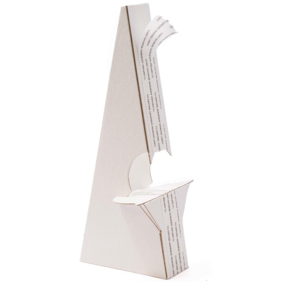 50 Pack Cardboard Easel Back Self Stick Stand Quality Acid-Free 7 In Tabletop