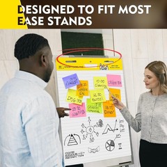 2 Pack Large Sticky Easel Pads 25×30 Inches – Ideal for Classroom Presentations