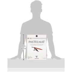Clairefontaine – Ref 96029C – Pastelmat Pastel Card Pad 30 X 40 Cm, White