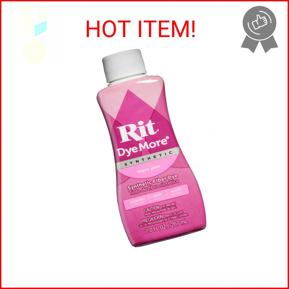 Rit DyeMore Liquid Dye, Super Pink 7-Ounce