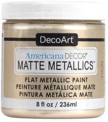 Americana Decor Matte Metallics 8oz Ivory Pearl