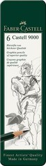 Faber-Castell – 6 Castell 9000, Art Pencil Set, New