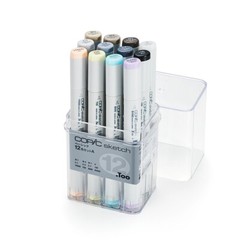 Copic Sketch Basic 12 Color Set A / Alcohol marker / From Japan