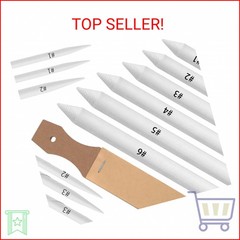 Jeimier 12 Pcs Blending Stumps for Drawing, Tortillions Blending Sticks for Begi
