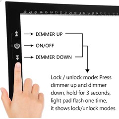 High Brightness 6000 Lux 13”x9” LED Light Pad – Perfect for Any Creative Project