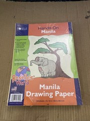 Roselle Manila Drawing Paper 50 sheets 9 in x 12 in Sealed
