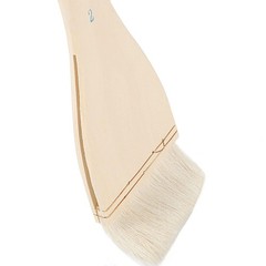 6 PCS 3 Size Flat Hake Brushes, Soft Goat Hair Brush and Hake Paint Brush wit…