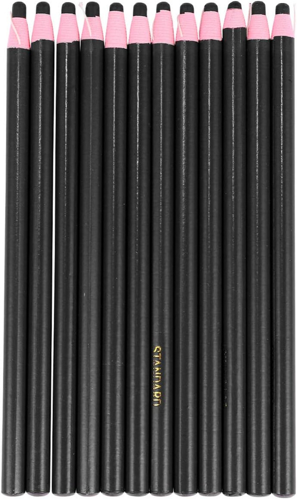 Peel-Off China Markers Black Grease Pencils Wax Pencils Crayon for Drawing Color
