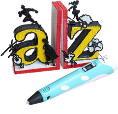 P1 3D Printing Pen with Display – Includes 3D Pen, 3 Starter Colors of PLA Filam