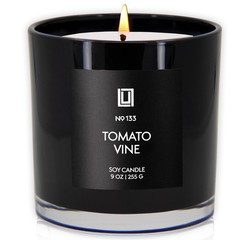 Lulu Candles | Tomato & Vine | Smells Fresh & Green | Luxury 9 Oz., Soy