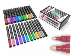 Acrylic Paint Markers Paint Pens Special Colors Set Extra Fine And Medium Tip