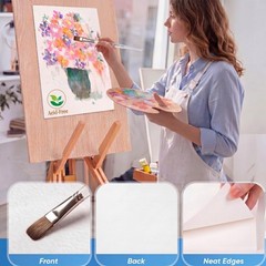 TaoBary 300 Pcs Watercolor Paper Bulk 8.5×11 Inch White Cold Press Watercolor Pa