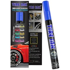 Permanent Paint Marker for Car Wheels – Blue Ink