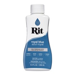 Rit Purpose Liquid Dye, 8 Oz, Royal Blue 8 oz,