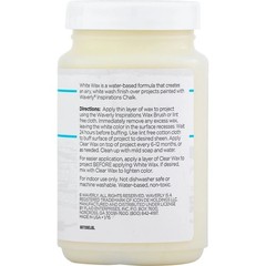 Chalk Paint Finishing Wax Ultra Matte Clear White 8 fl oz
