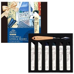 Dark Shades Oil Paint Stick 6 PCS Liner Colors 37ml Soft Water Soluble Art