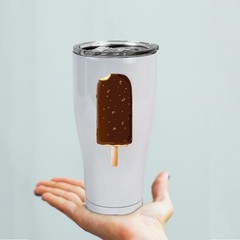 4 Pack Sublimation Blank Tumbler White 30 OZ Stainless Steel Waist Cup With L…