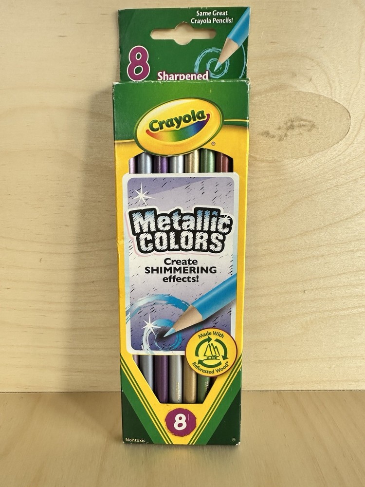 Crayola Metallic Colored Pencils, 2011, 8-Pack