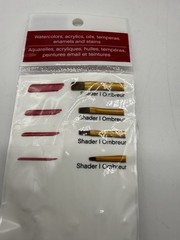 Craft Smart Paint brushes 4 packs total 14 Brushes w/rubber grip All sizes NEW