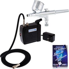 Versatile Airbrush System Kit with Mini Compressor for All Creatives – 6ft Hose