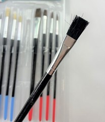 15 Piece Multi-Purpose Artist Paint Brush Set – Pony Round and Flat Bristles New