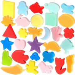 30pcs Sponges for Painting, Shape Sponge Paint Applicators, Paint Sponges for…