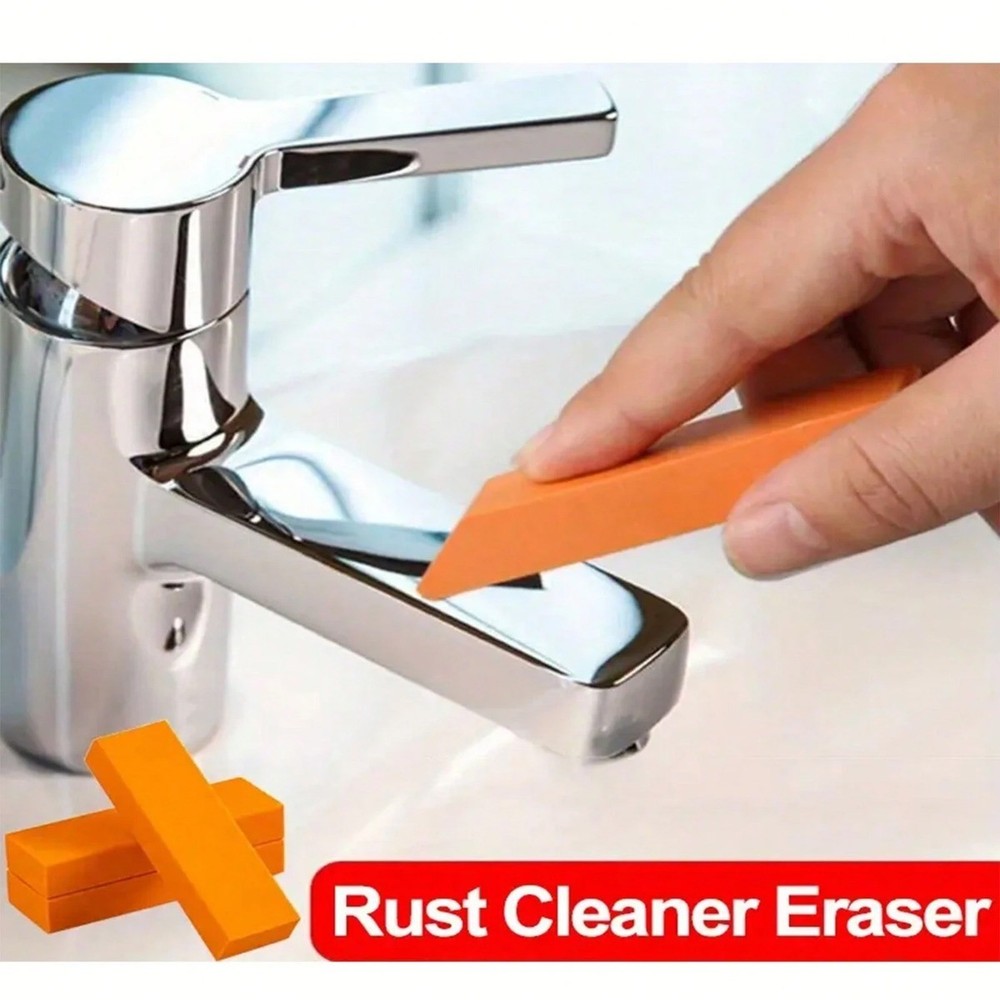 1pc Easy Limescale Eraser, Stainless Steel (Orange)