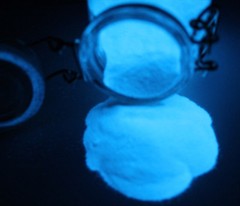 Glow in the Dark BLUE Pigment Powder 1oz, Daytime Invisible, Resin Coating, Art