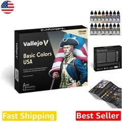 Figure Painting Acrylic Set 16x18ml Artist Grade Durable Matte Finish Non-Toxic