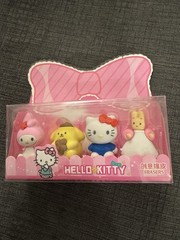 Big Erasers: Pokemon, Hello Kitty, My Melody, Kuromi, Cinnamon Roll, Cactus