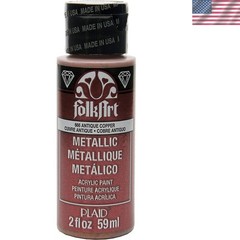 Luxurious 2oz Antique Copper Metallic Acrylic Paint – Perfect for Any Surface